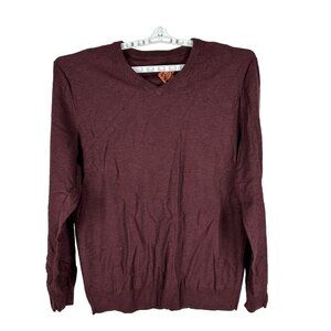 Red Ale By Alesbury Men's Burgundy Heather Sweater XL Crew Neck Long Sleeve